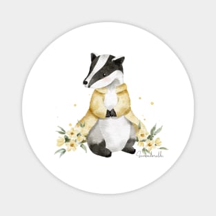 Flower badger Magnet